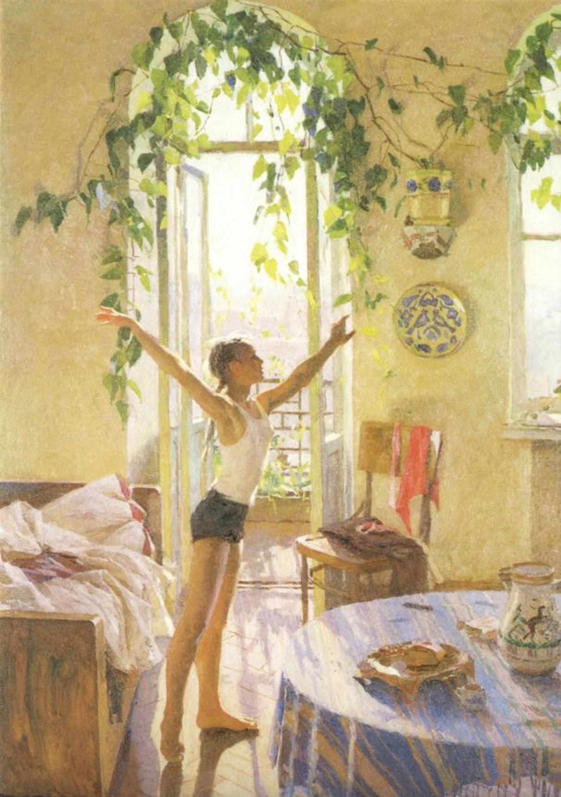 Татьяна Яблонская. Утро. 1954. ГТГ