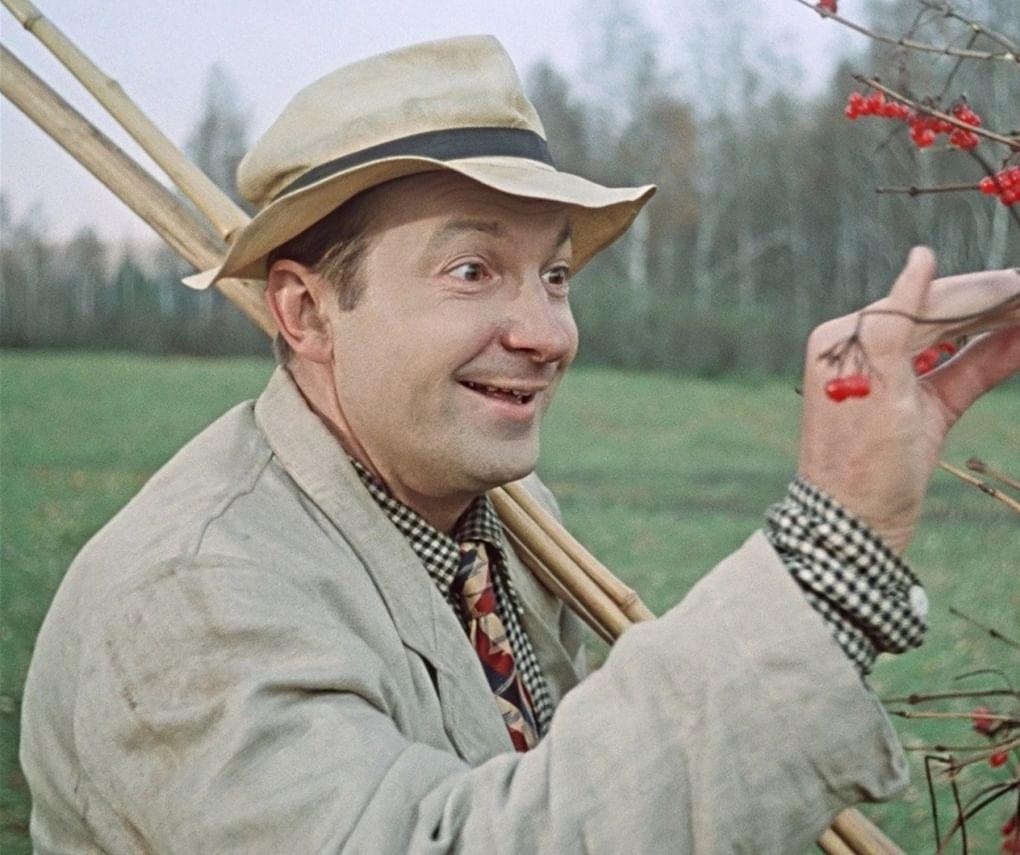 Георгий Вицин в роли Труса в короткометражном художественном фильме Леонида Гайдая «Пес Барбос и необычный кросс» (1961)