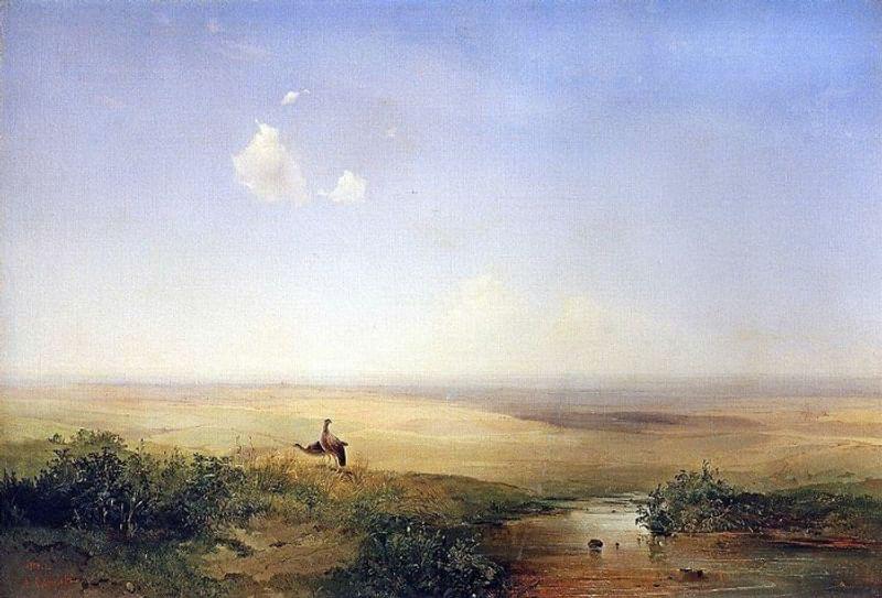 Алексей Саврасов. Степь днем. 1852. Русский музей