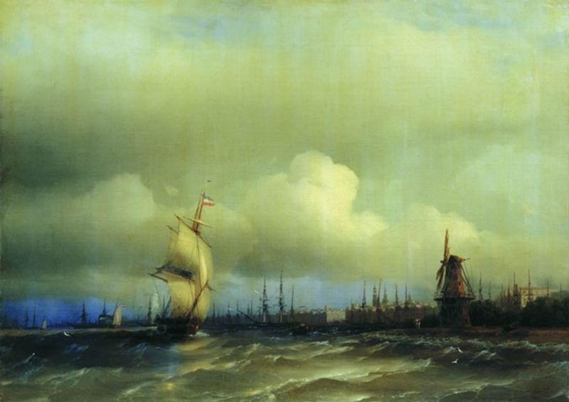 Вид Амстердама. 1854. Харьковский художественный музей