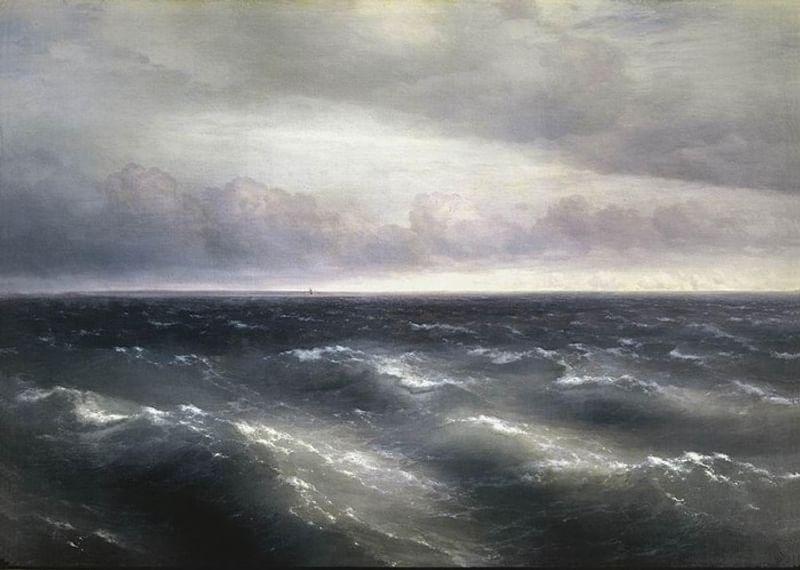 Черное море (На Черном море начинает разыгрываться буря). 1881. ГТГ