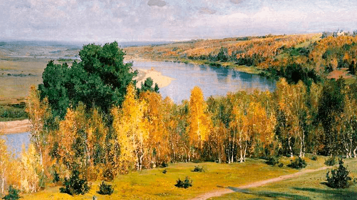 Василий Поленов. Золотая осень (фрагмент). 1983. Государственный музей-заповедник В.Д. Поленова, село Страхово, Тульская область