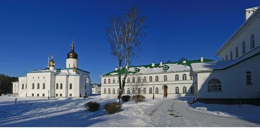 Основное изображение обзора объекта "Спасо-Елеазаровский женский монастырь в Псковской обл."