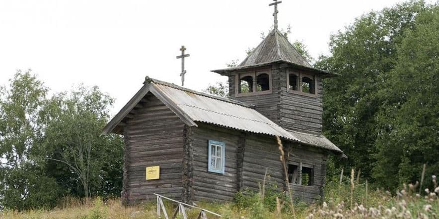 Основное изображение обзора объекта "Часовня Георгия Победоносца в селе Вешкелица Суоярвского района в Карелии"