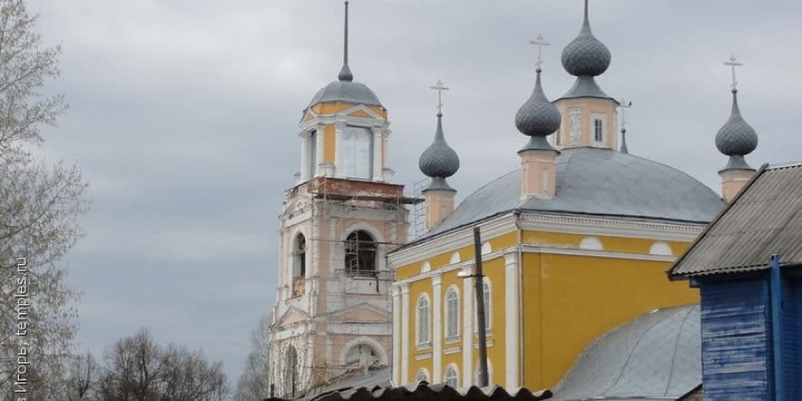 Основное изображение обзора объекта "Собор Успения Пресвятой Богородицы в городе Кологрив Костромской области (Богородицкий собор; Успенский собор)"