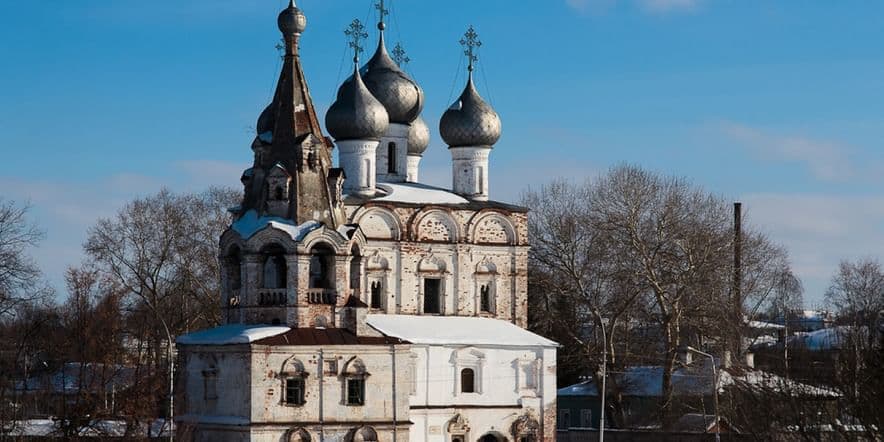 Основное изображение обзора объекта "Храм Иоанна Златоуста в Вологде (Храм Жен Мироносиц, Мироносицкий храм; Златоустовский храм)"