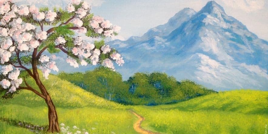 Основное изображение для события Конкурс рисунков: «Весенний пейзаж!»