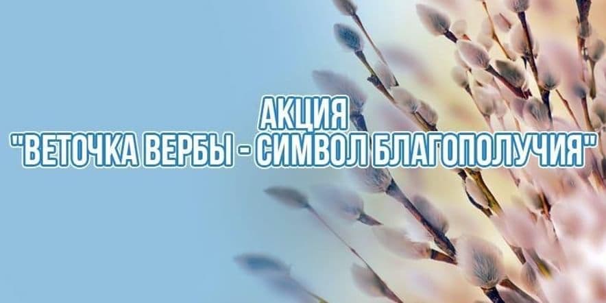 Основное изображение для события Акция «Веточка вербы — символ благополучия»