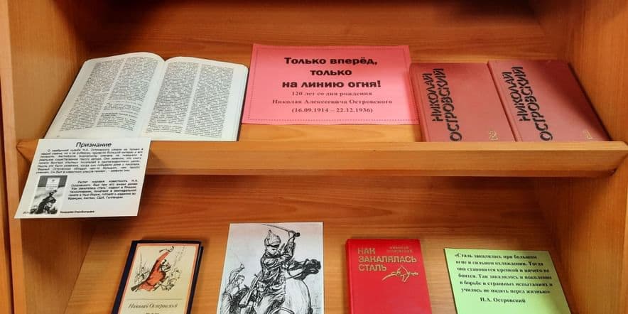 Основное изображение для события Книжная выставка «Только вперёд, только на линию огня!»