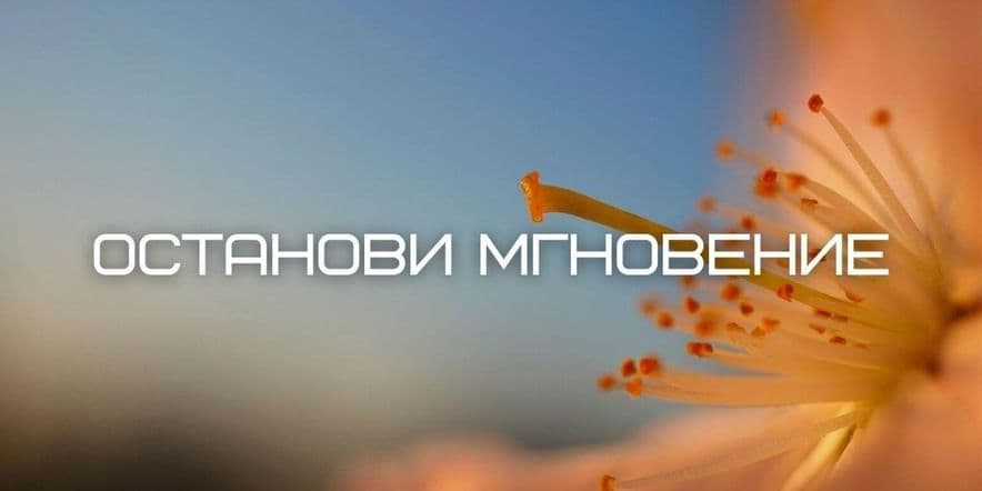 Основное изображение для события «Останови мгновенье»