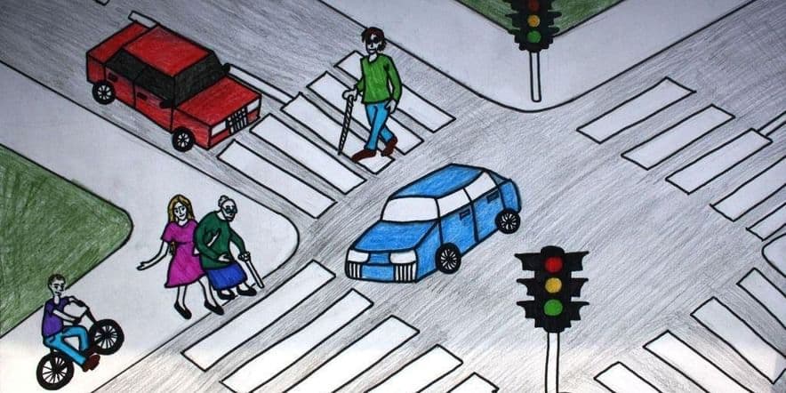 Основное изображение для события «Перекресток — это самое опасное место для пешеход и водителей»