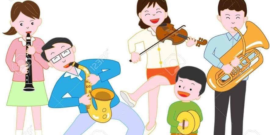 Основное изображение для события Классный час с детьми на тему: «Музыкальная семья, музыка в нашей жизни»