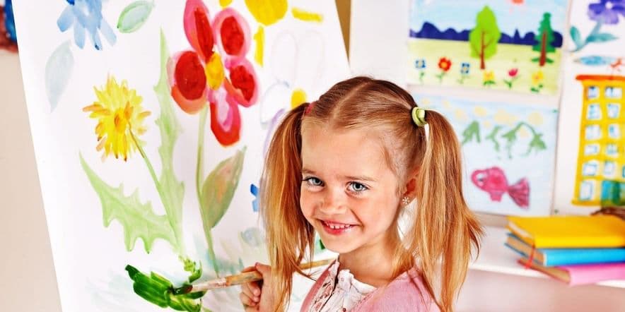 Основное изображение для события «Счастливый художник» — кружок рисования для детей