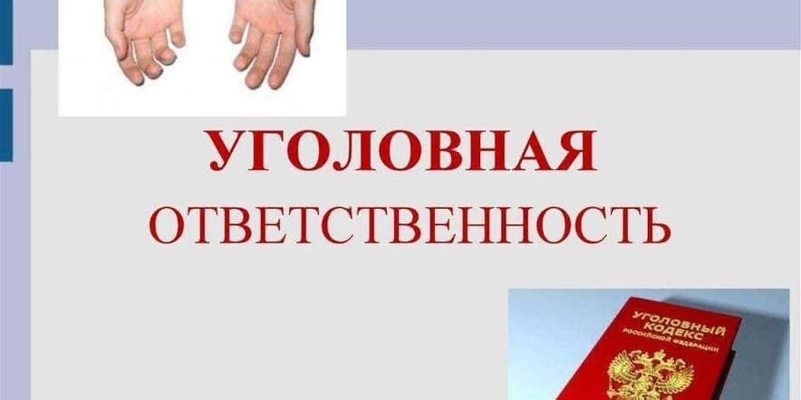 Основное изображение для события Профилактический час «Уголовная ответственность»