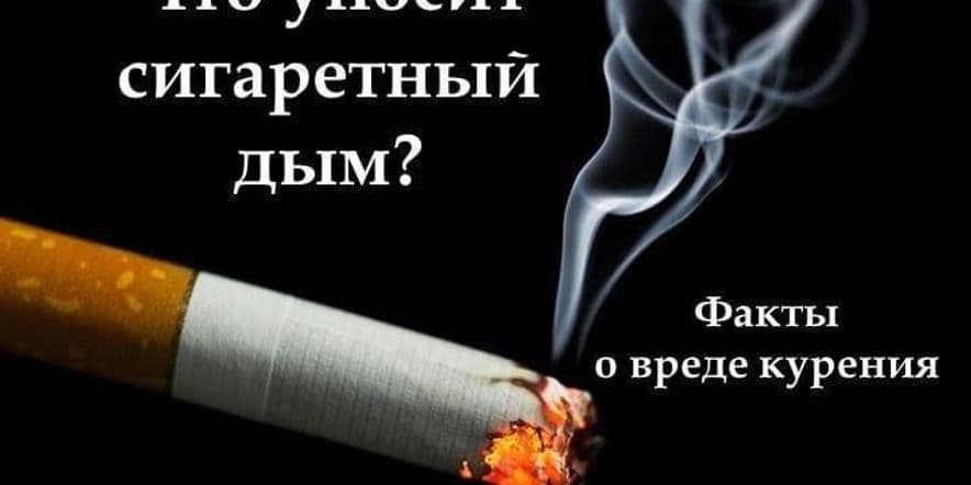 Основное изображение для события Час здоровья«Что уносит дым сигарет»