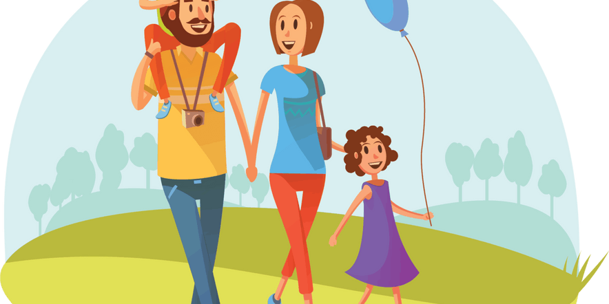 Основное изображение для события Конкурс рисунков на тему: «Папа, мама и я — дружная семья!»