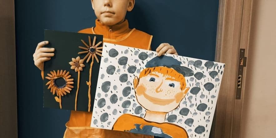 Основное изображение для события Рисование портрета, создание композиции с использованием макарон и пластилина