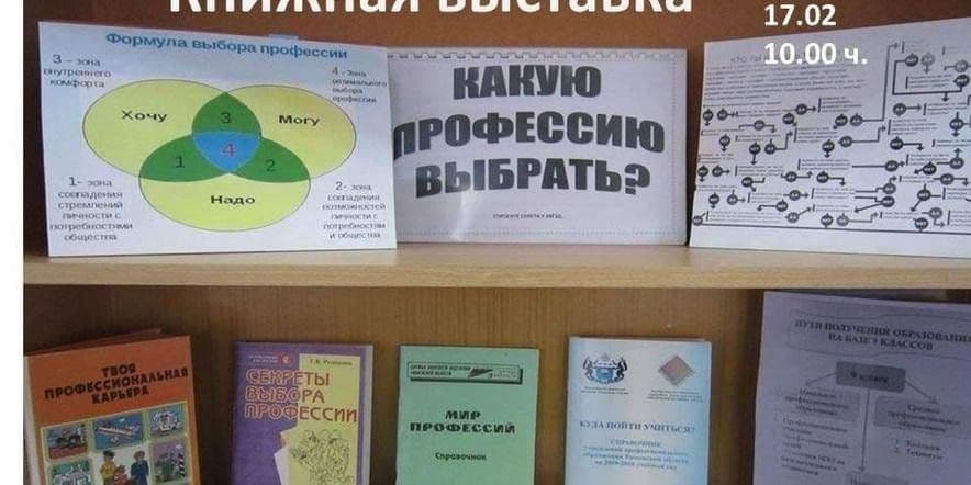 Основное изображение для события выставка информация-Какую профессию выбрать