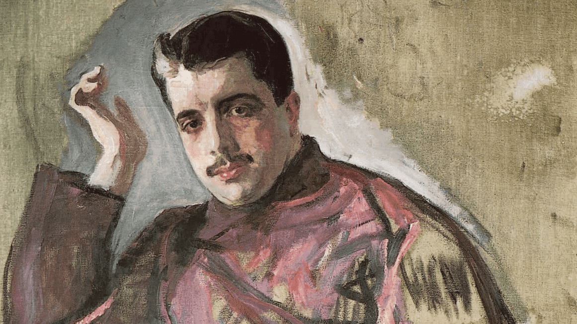 Валентин Серов. Портрет Сергея Дягилева (фрагмент). 1904. Государственный Русский музей, Санкт-Петербург