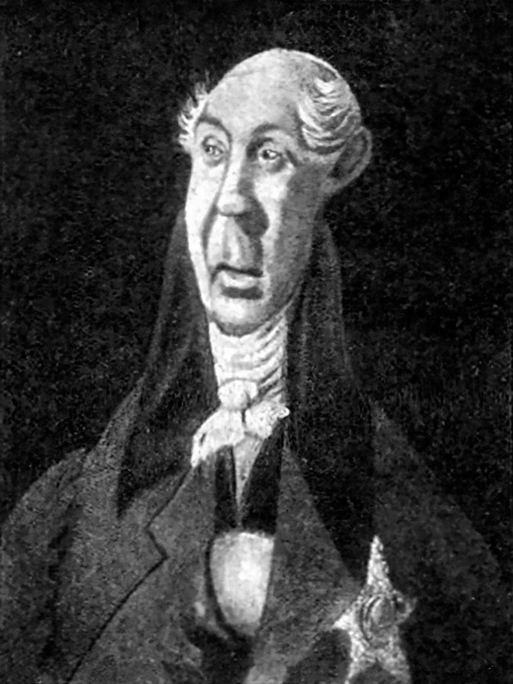 Александр Яковлев. Градоначальник Беневоленский. Иллюстрация к роману М.Е. Салтыкова-Щедрина «История одного города». Санкт-Петербург: Товарищество «Р. Голике и А. Вильборг», 1907