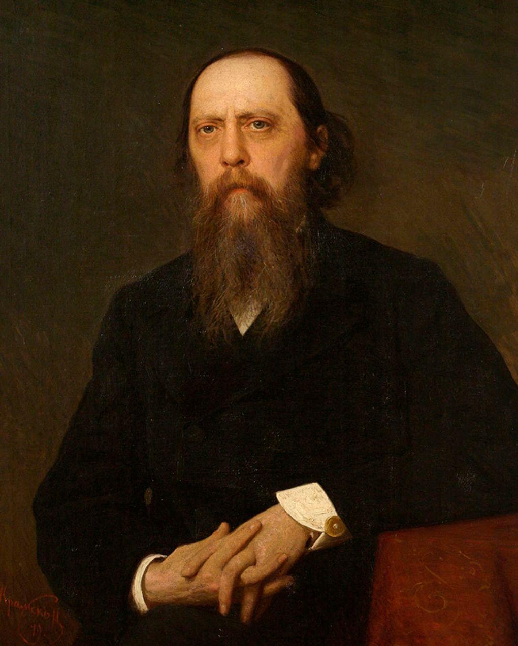 Иван Крамской. Портрет Михаила Салтыкова-Щедрина (фрагмент). 1879. Государственная Третьяковская галерея, Москва