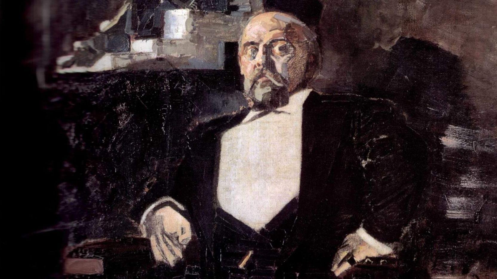 Михаил Врубель. Портрет Саввы Мамонтова (фрагмент). 1897. Государственная Третьяковская галерея, Москва