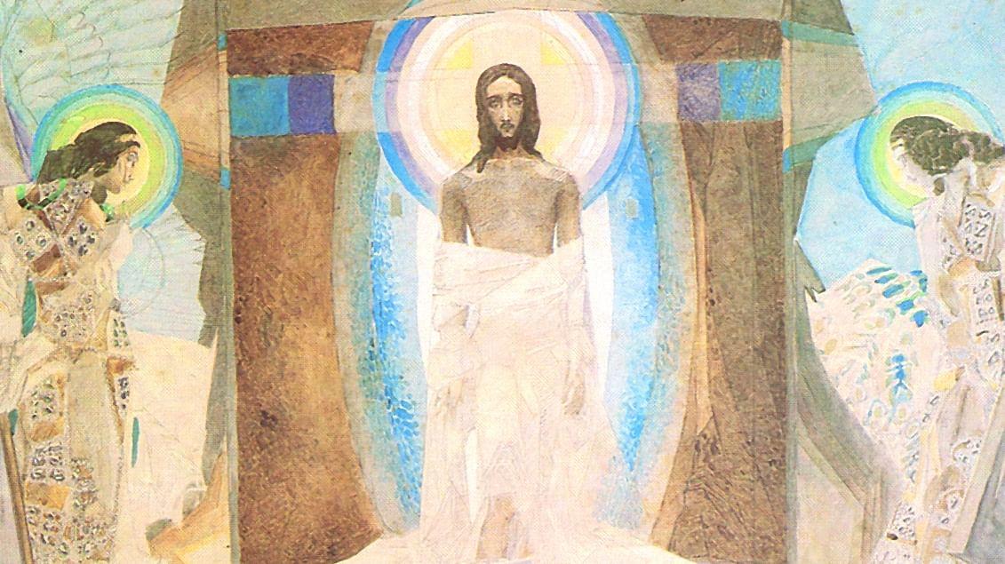 Михаил Врубель. Воскресение. Триптих. Эскиз росписи Владимирского собора в Киеве. 1887. Национальный музей «Киевская картинная галерея», Киев, Украина