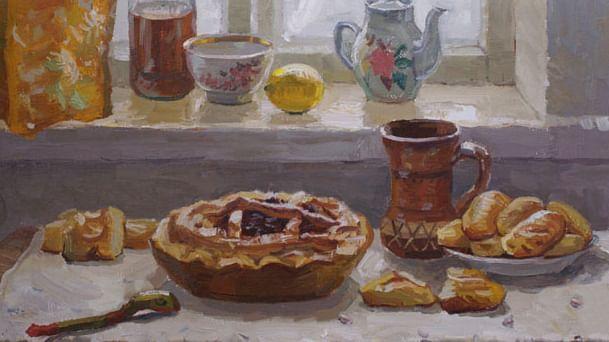 Елена Вилкова. Бабушкины пироги (фрагмент). 2009. Частное собрание