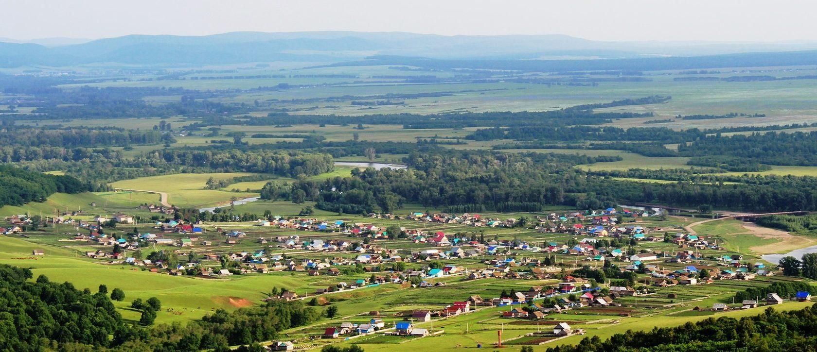 Гафурийский район вид сверху